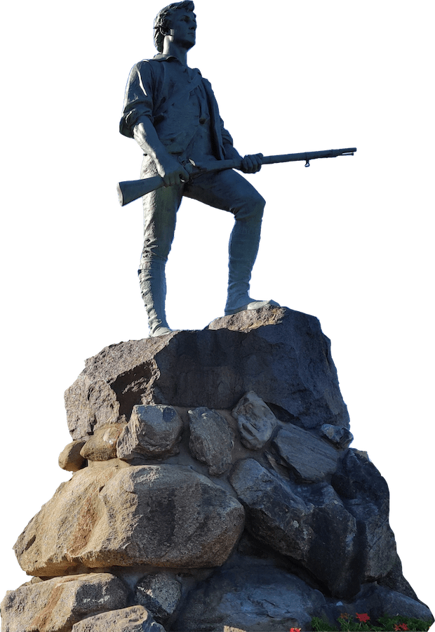 Minuteman statue